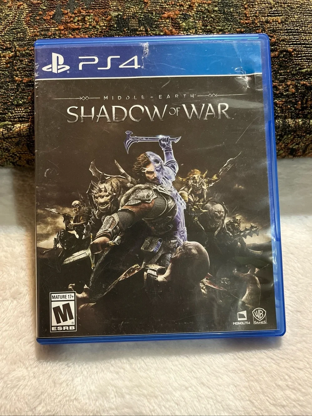 PS4 Middle-earth: Shadow of War – Black/Blue Case